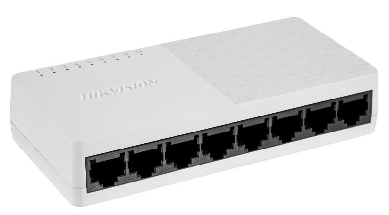 Hikvision DS-3E0108D-O 8-Port Fast Ethernet Plastic Switch