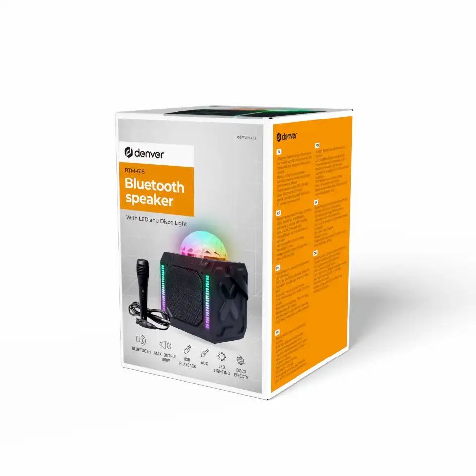 Denver BTM-618 Bluetooth Party Speaker