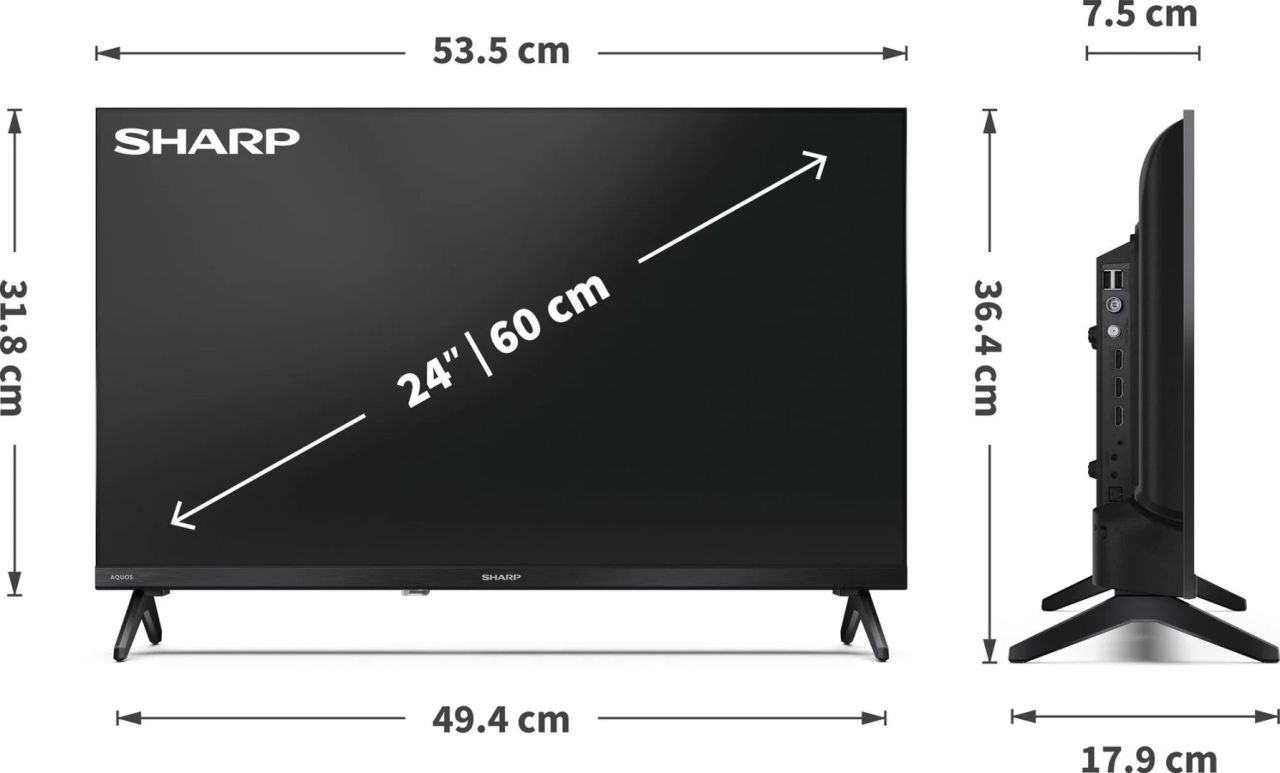 Sharp 24" 24HF2265E LED