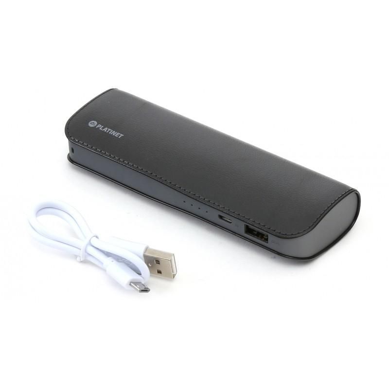 Platinet 7200mAh Powerbank + microUSB cable Black