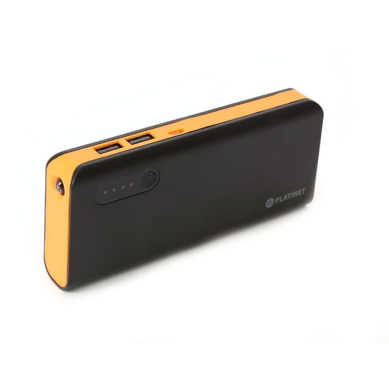 Platinet PMPB80BO 8000mAh PowerBank and Torch + microUSB Cable Black/Orange