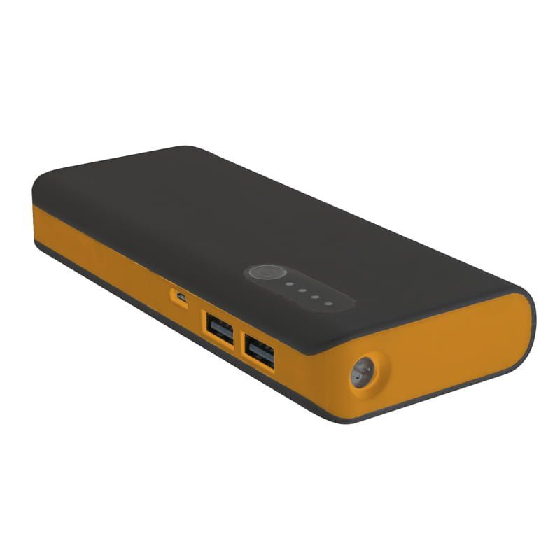 Platinet PMPB80BO 8000mAh PowerBank and Torch + microUSB Cable Black/Orange