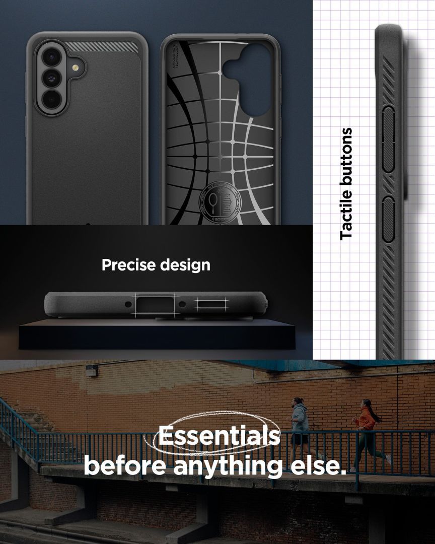 Spigen Rugged Armor case for Samsung Galaxy A57 5G Matte Black