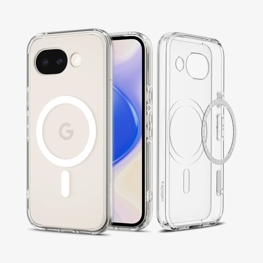 Spigen Ultra Hybrid MagSafe case for Google Pixel 10a Clear White