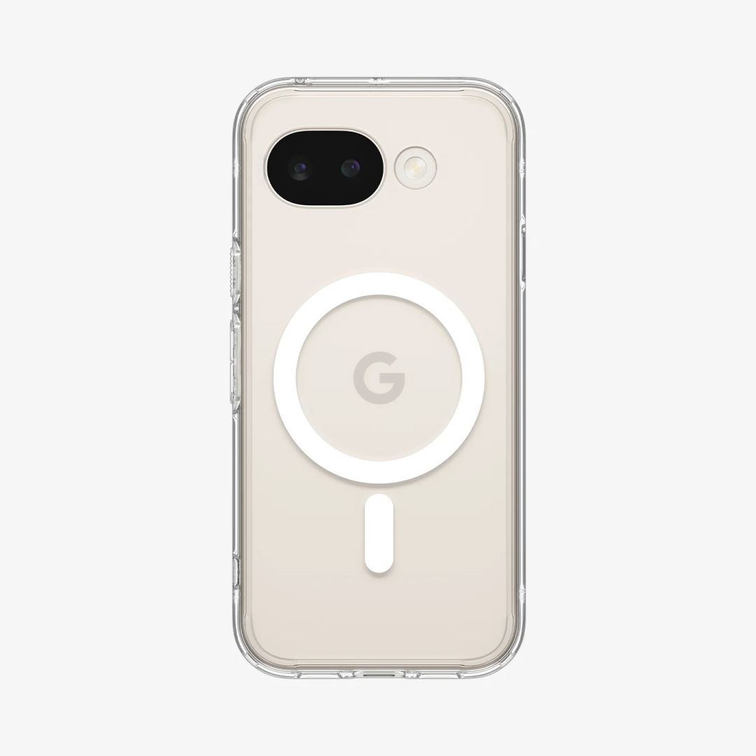 Spigen Ultra Hybrid MagSafe case for Google Pixel 10a Clear White