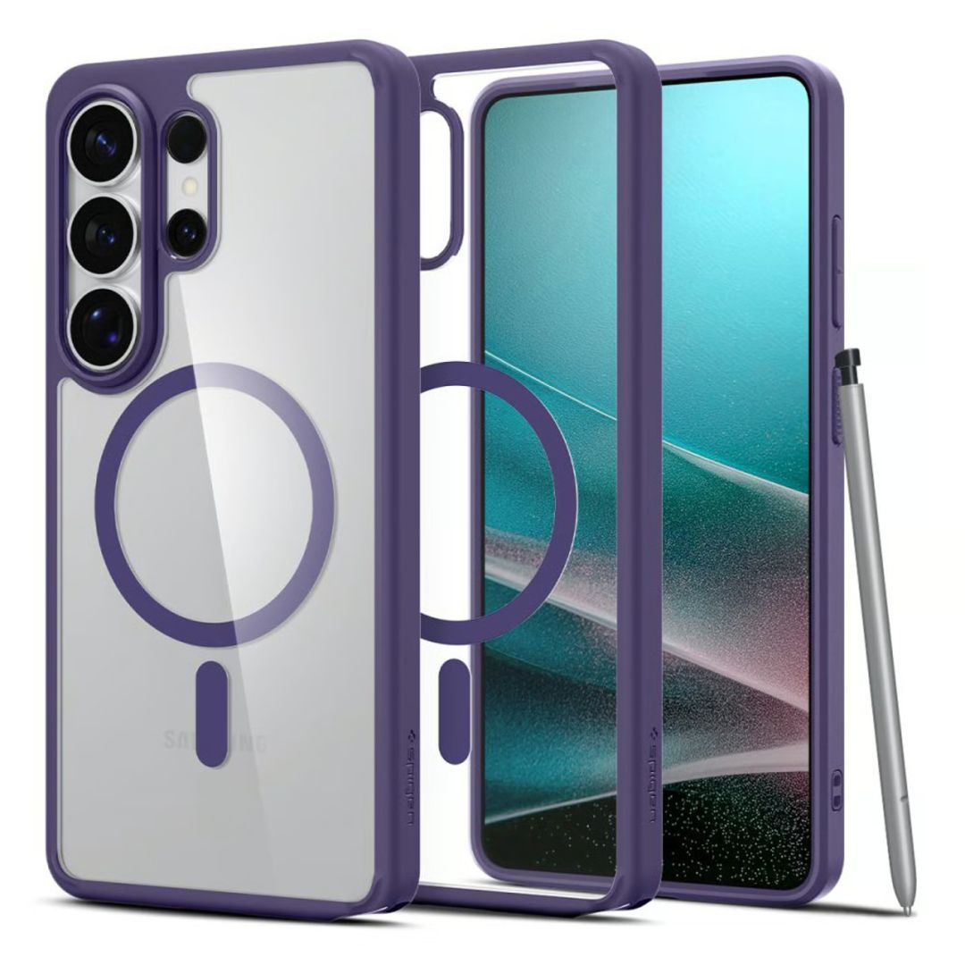 Spigen Ultra Hybrid MagSafe case for Samsung Galaxy S26 Ultra Deep Purple