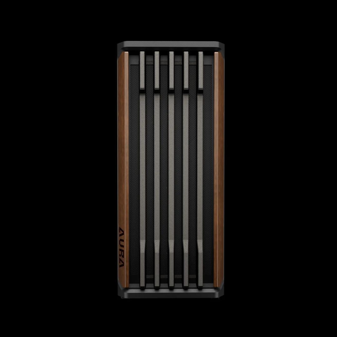 Gamdias Aura GC11 Wood Tempered Glass Black