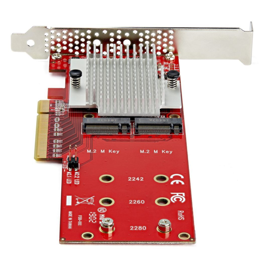 Startech Dual M.2 PCIe SSD Adapter Card