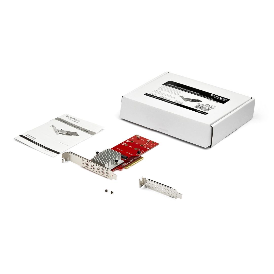 Startech Dual M.2 PCIe SSD Adapter Card