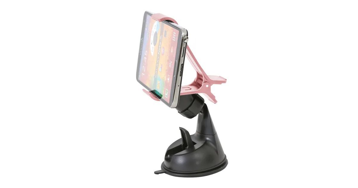 Platinet Omega Universal smartphone car holder Avokado Black/Pink
