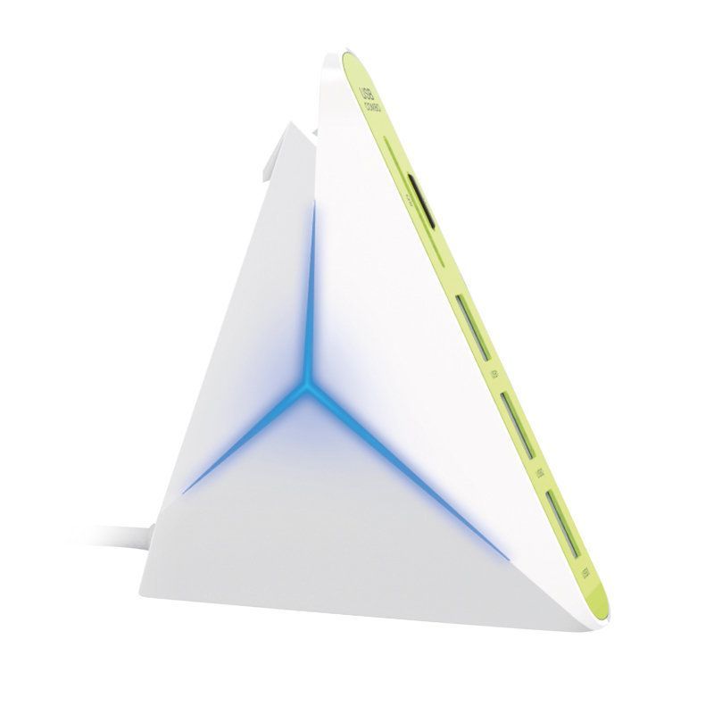 Platinet Omega 3 Ports USB2.0 HUB+ Card Reader White