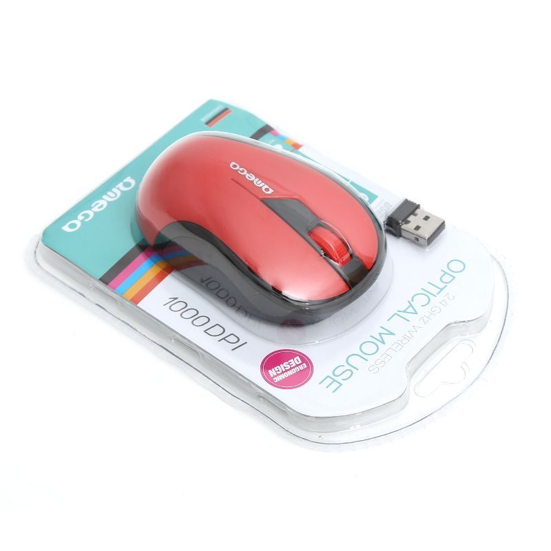 Platinet Omega OM0415RB wireless mouse Black/Red