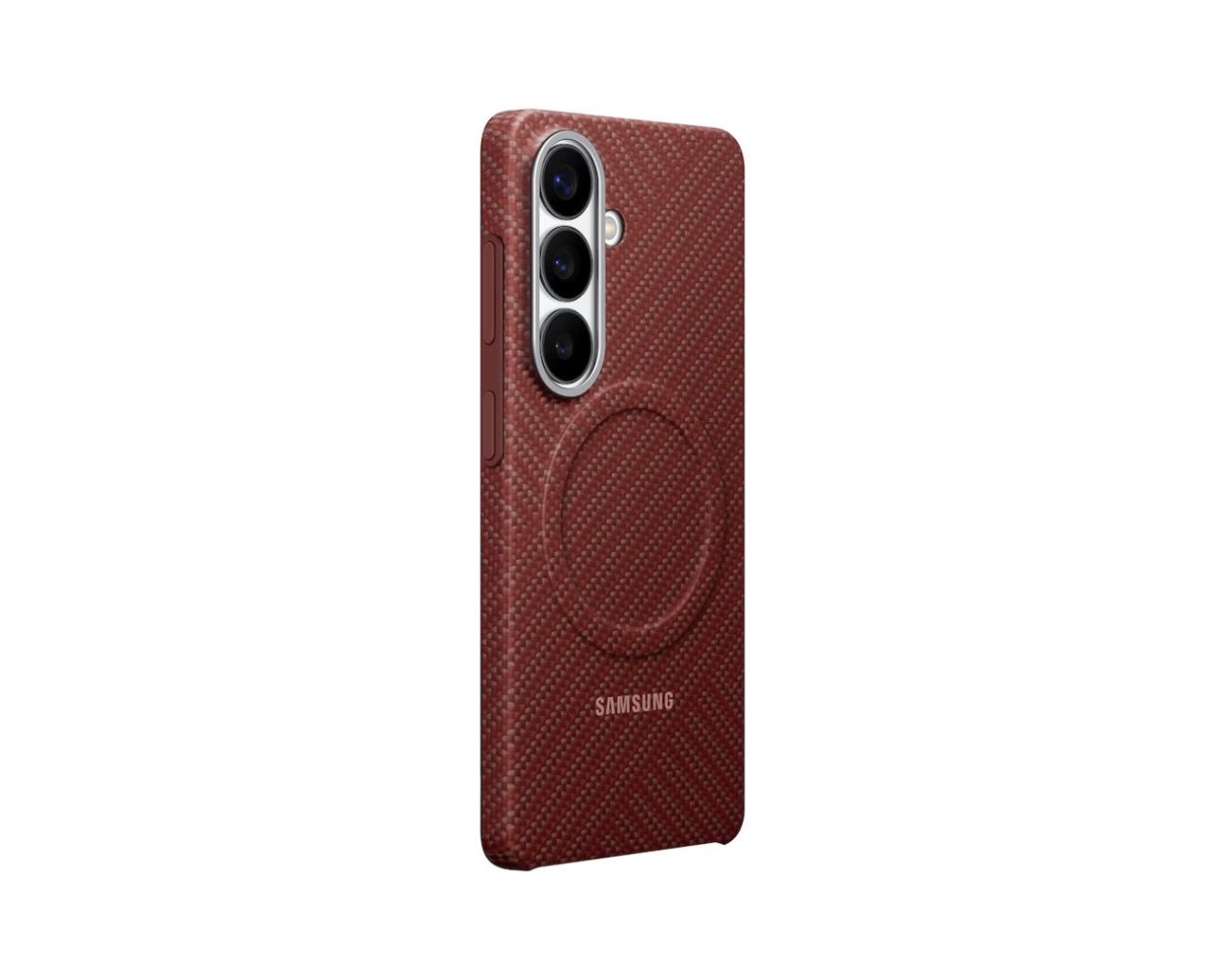 Samsung Galaxy S26 Carbon Magnet Case Coralred