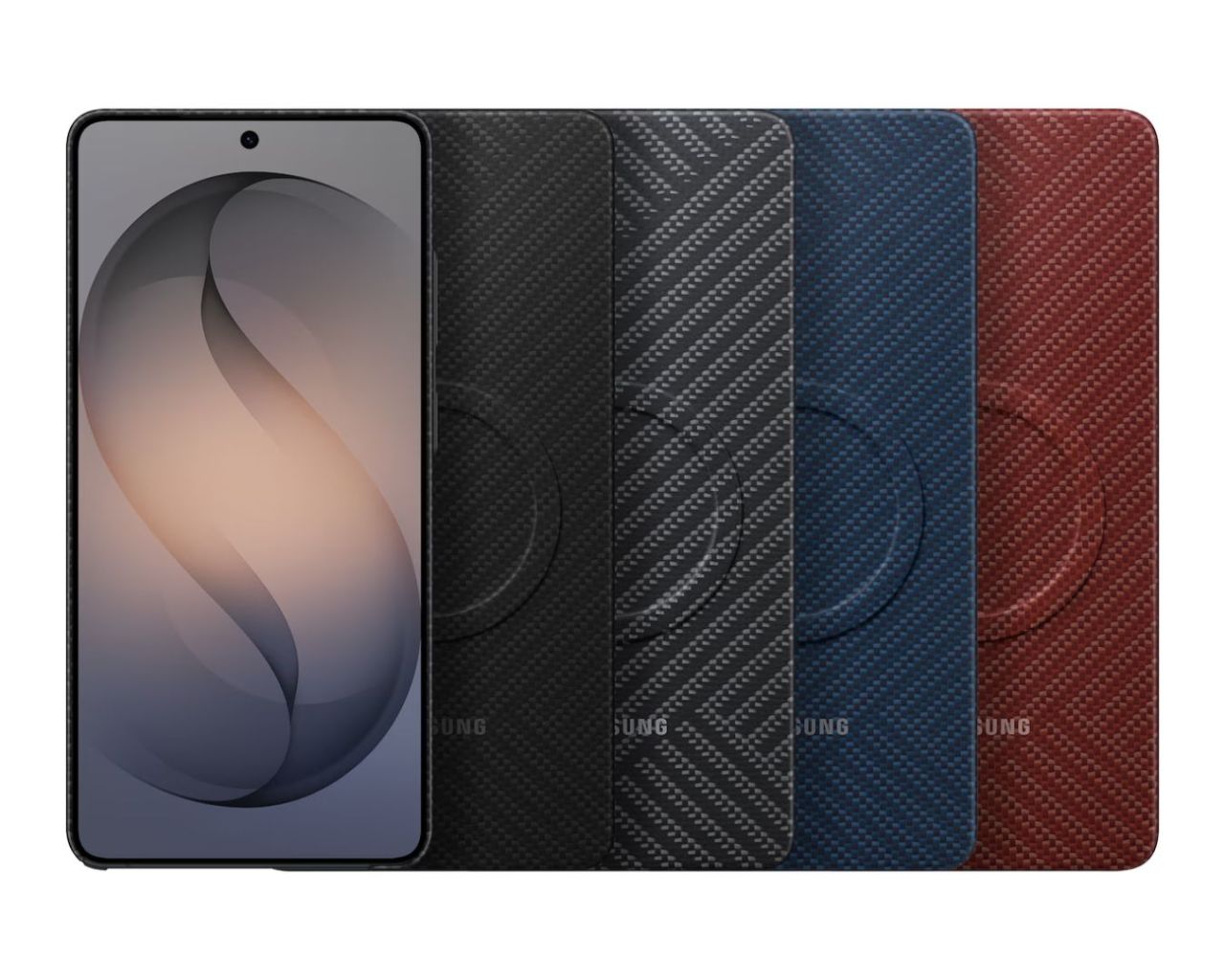 Samsung Galaxy S26 Ultra Carbon Magnet Case Gray