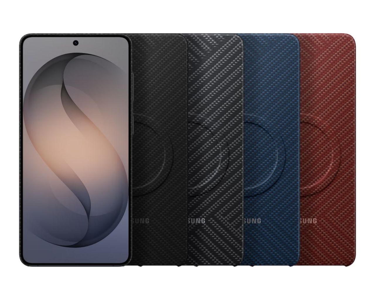 Samsung Galaxy S26+ Carbon Magnet Case Black