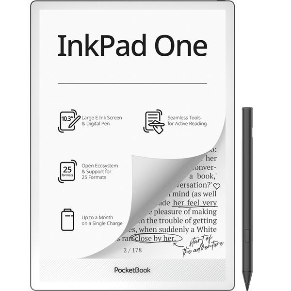 PocketBook InkPad One 10,3" E-book olvasó 32GB Matte Black