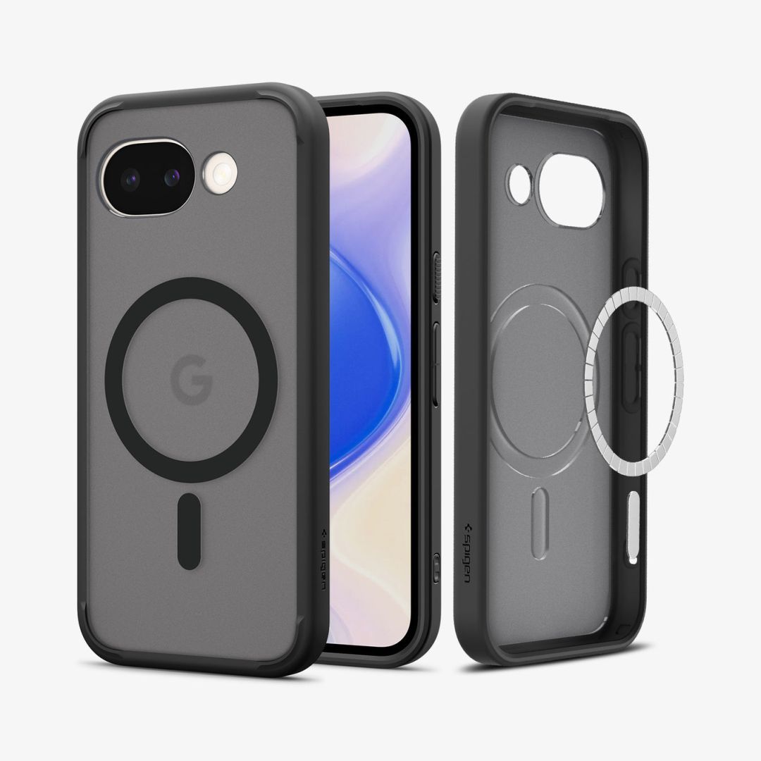 Spigen Tough Armor MagSafe case for Google Pixel 10a Frost Black