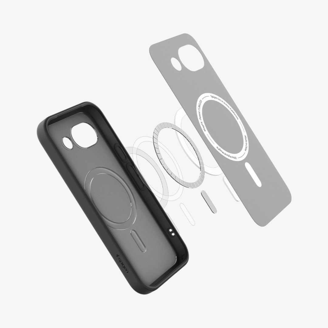 Spigen Tough Armor MagSafe case for Google Pixel 10a Frost Black