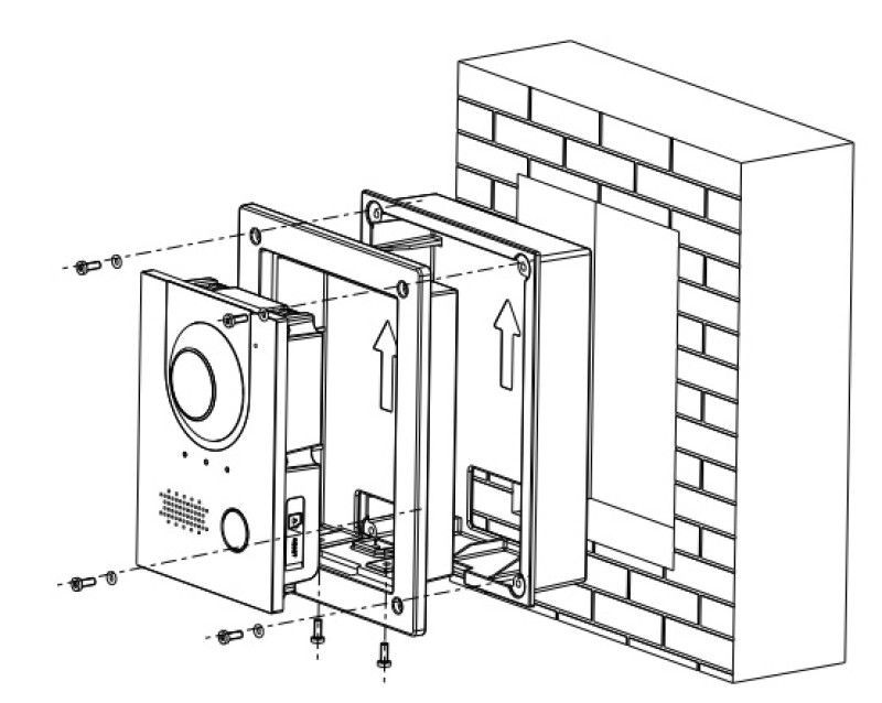 Dahua VTM114 Süllyesztőkeret VTO2202F kültéri egységhez