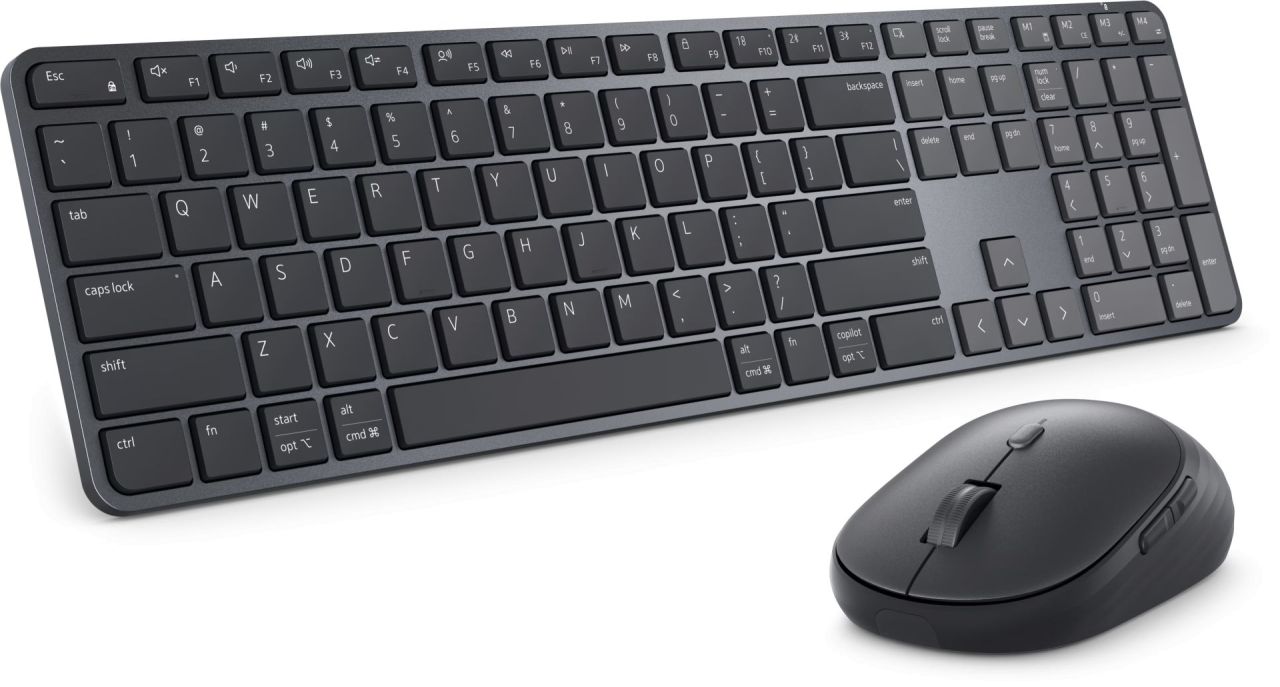 Dell KM726 Pro 7 Slim Wireless Bluetooth Keyboard and Mouse Combo Black HU