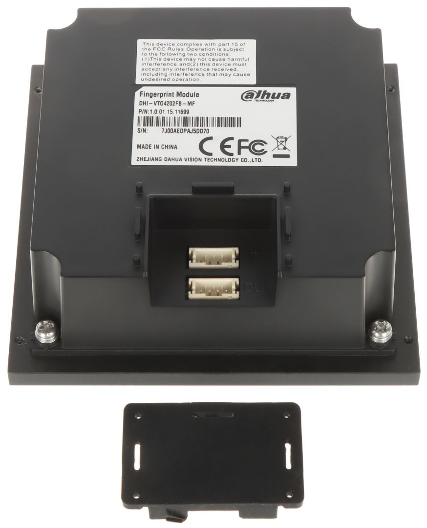 Dahua VTO4202FB-MF Társasházi IP video-kaputelefon kültéri ujjnyomat olvasó modulegység