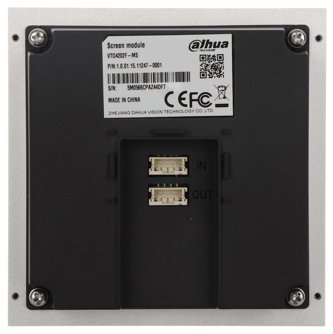 Dahua VTO4202F-MS Társasházi IP video-kaputelefon kültéri kijelző modulegység