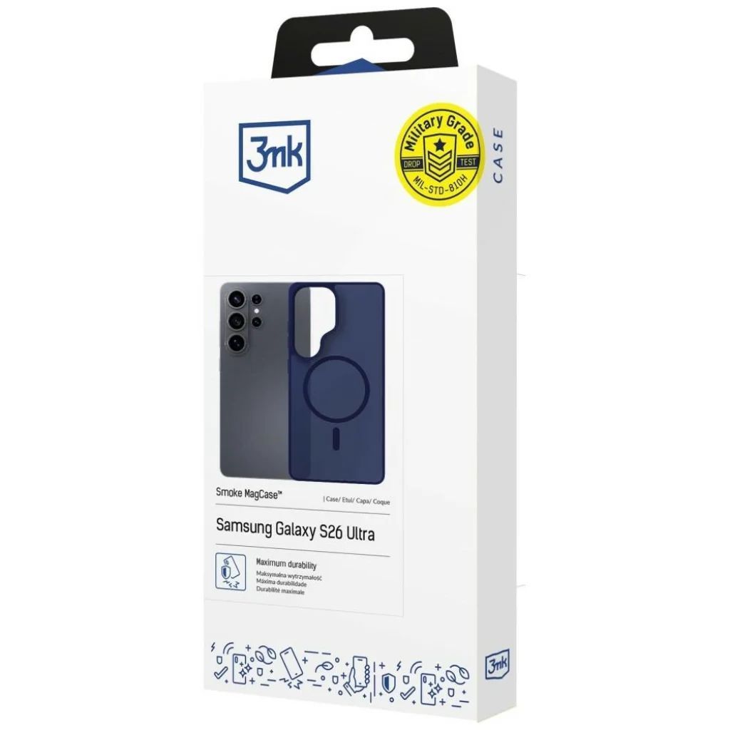 3mk MagCase for Samsung Galaxy S26 Ultra Smoke Blue