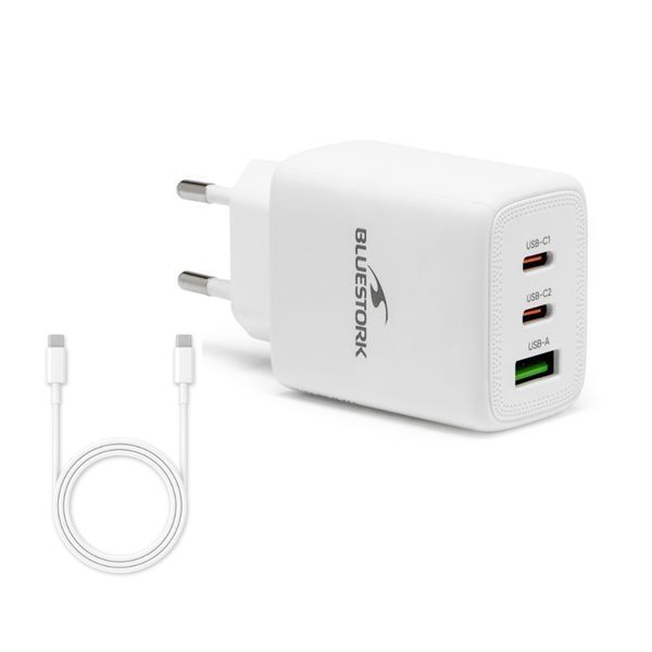 Bluestork PW-65-CCA Wall Charger White