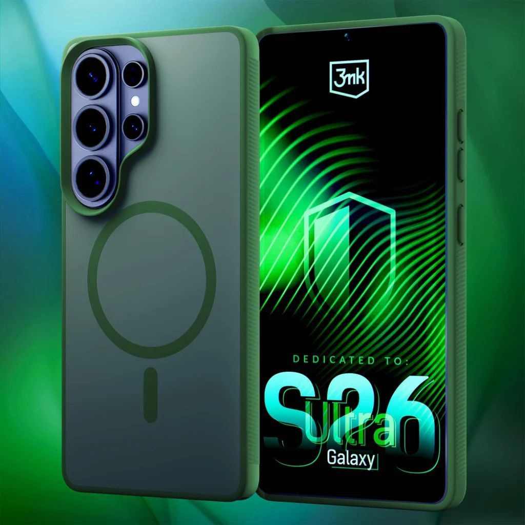 3mk MagCase for Samsung Galaxy S26 Ultra Smoke Green 3mk MagCase for Samsung Galaxy S26 Ultra Smoke Green