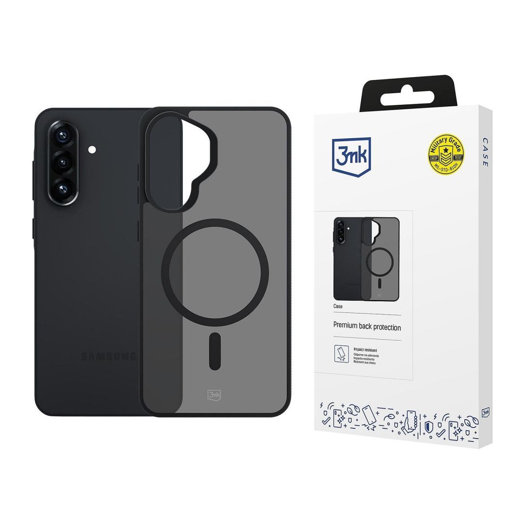 3mk MagCase for Samsung Galaxy A57 Smoke Gray