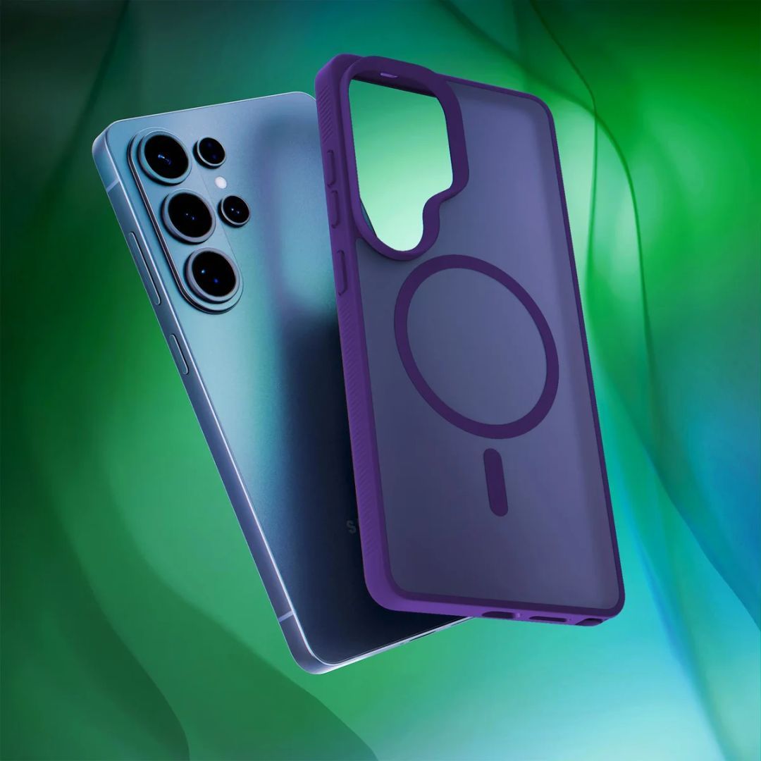 3mk MagCase for Samsung Galaxy S26 Ultra Smoke Purple