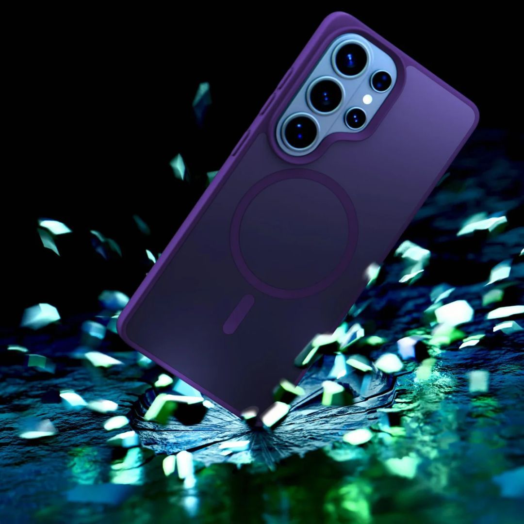 3mk MagCase for Samsung Galaxy S26 Ultra Smoke Purple