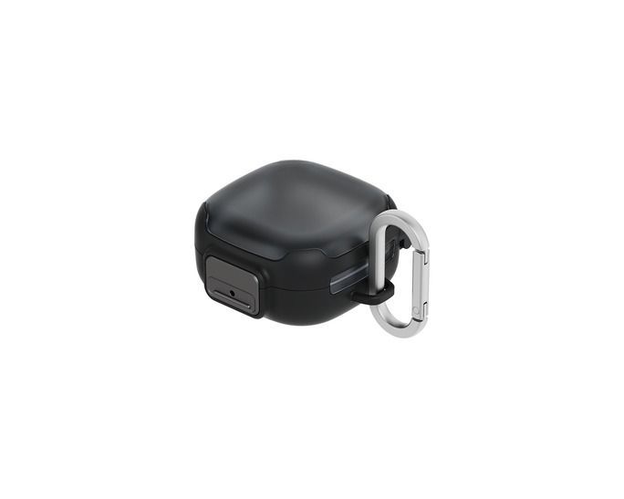Samsung Galaxy Buds4/Buds4 Pro Clip Case with Carabiner Black