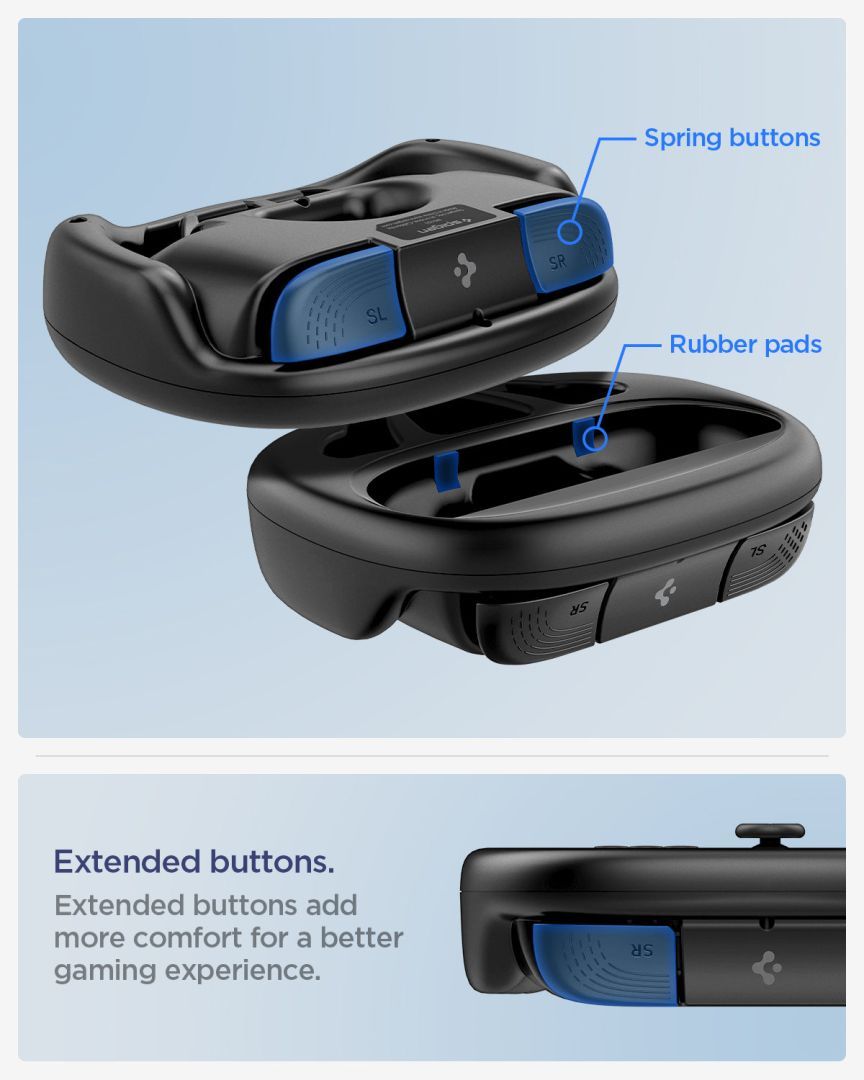 Spigen Joy-Con Handle NS101 for Nintendo Switch 2 Black