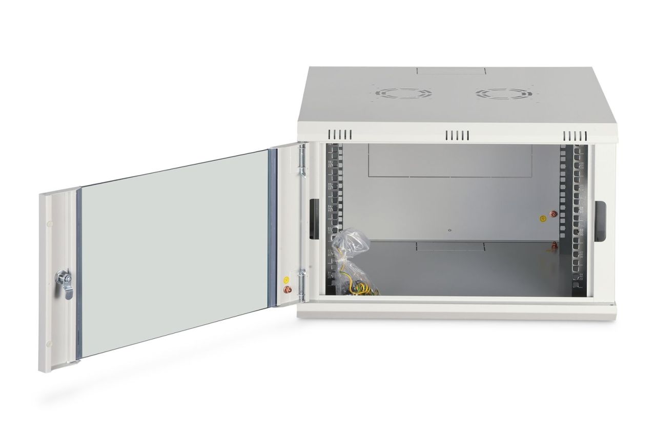 Digitus Dynamic DN-37102 19" 7U Falra szerelhető Rackszekrény Grey