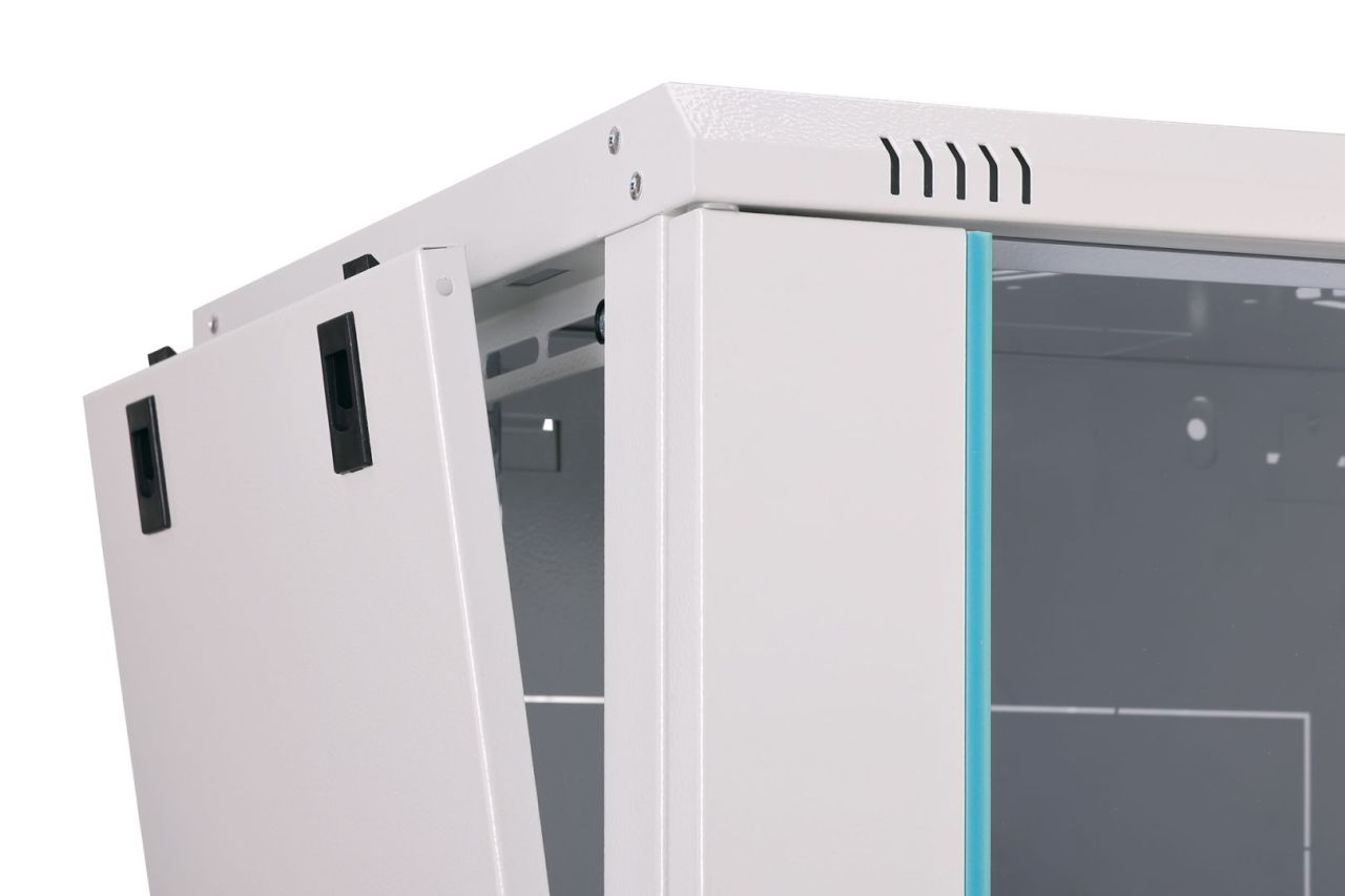 Digitus Dynamic DN-37104 19" 9U Falra szerelhető Rackszekrény Grey