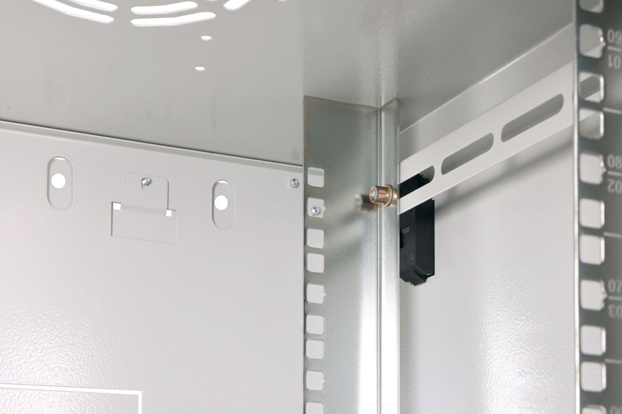 Digitus Dynamic DN-37104 19" 9U Falra szerelhető Rackszekrény Grey