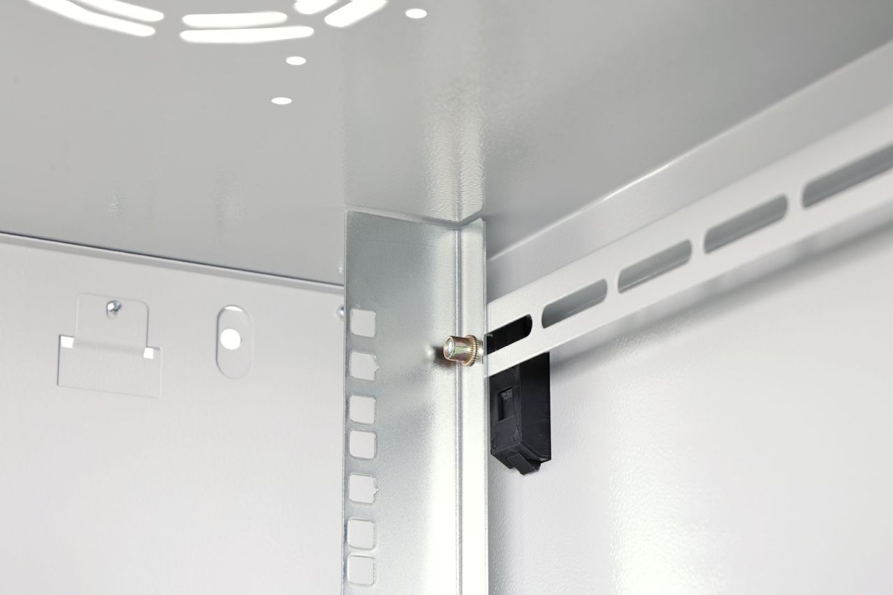 Digitus Dynamic DN-37106 19" 9U Falra szerelhető Rackszekrény Grey