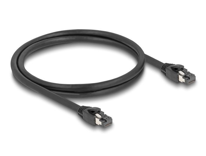 DeLock CAT8.1 S-FTP Patch Cable 1m Black