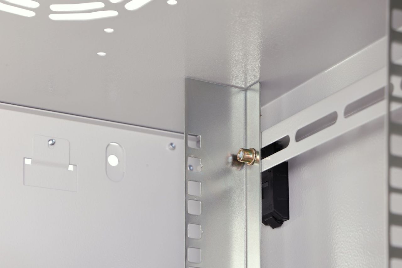 Digitus Dynamic DN-37112 19" 16U Falra szerelhető Rackszekrény Grey