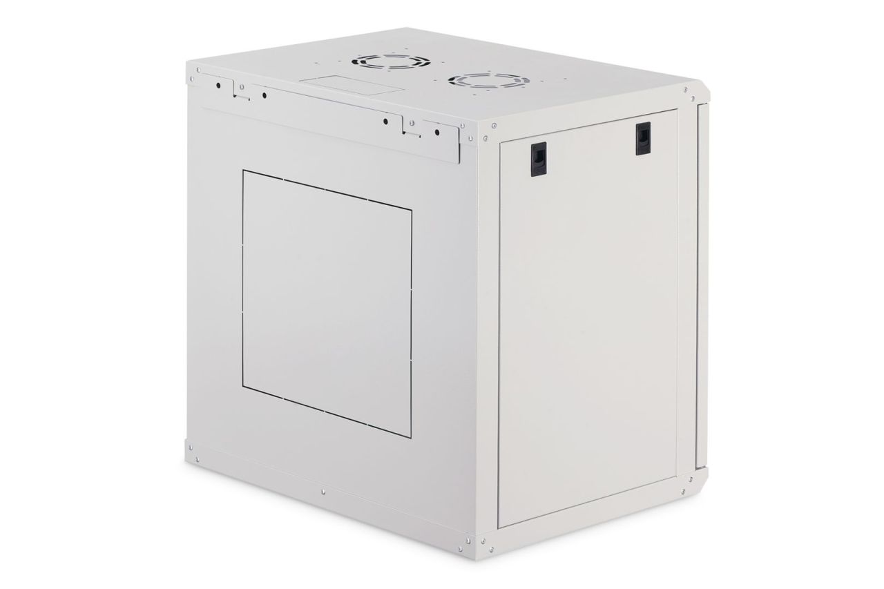 Digitus Dynamic DN-37108 19" 12U Falra szerelhető Rackszekrény Grey