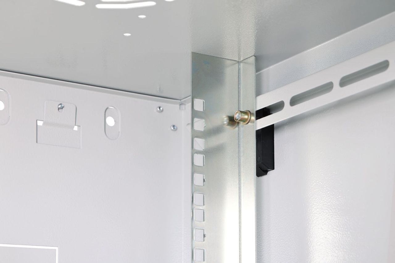 Digitus Dynamic DN-37108 19" 12U Falra szerelhető Rackszekrény Grey