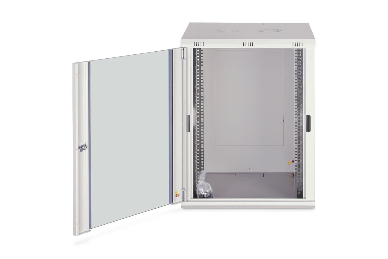 Digitus Dynamic DN-37114 19" 16U Falra szerelhető Rackszekrény Grey