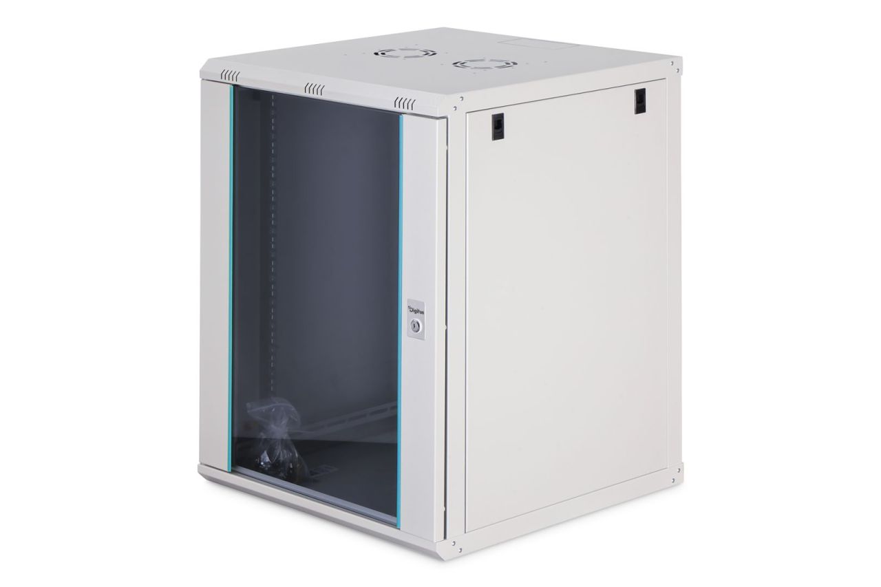 Digitus Dynamic DN-37114 19" 16U Falra szerelhető Rackszekrény Grey
