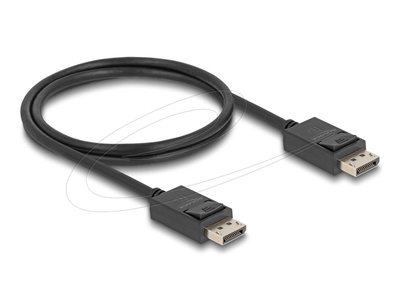 DeLock DisplayPort 16K 30 Hz/8K 60 HzCable 1m Black