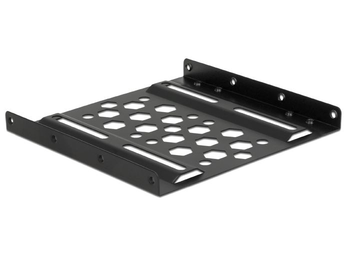 DeLock Aluminium installation frame 2,5″ to 3,5″ Black