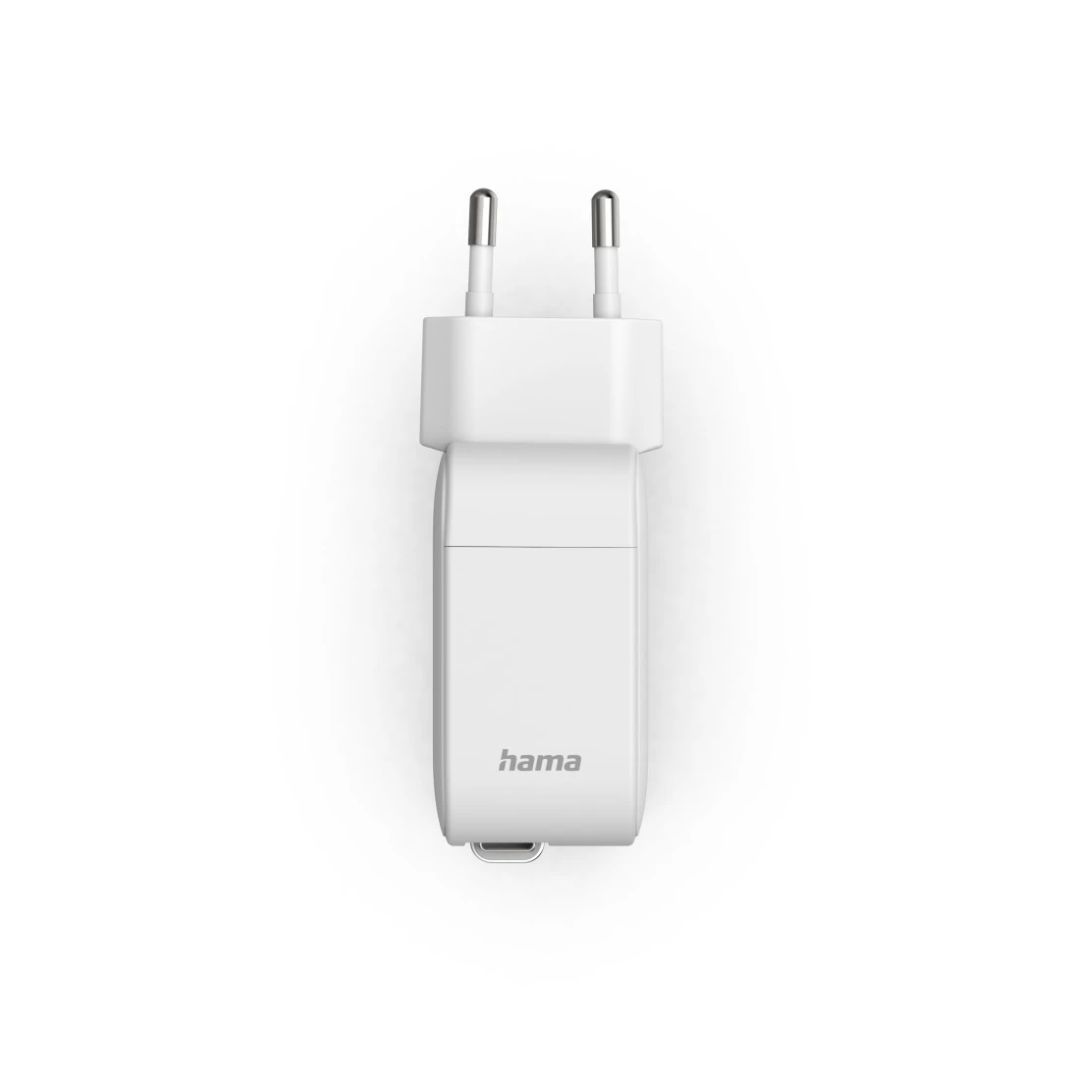Hama Fast Charger GaN 2xUSB-C PD 30W White