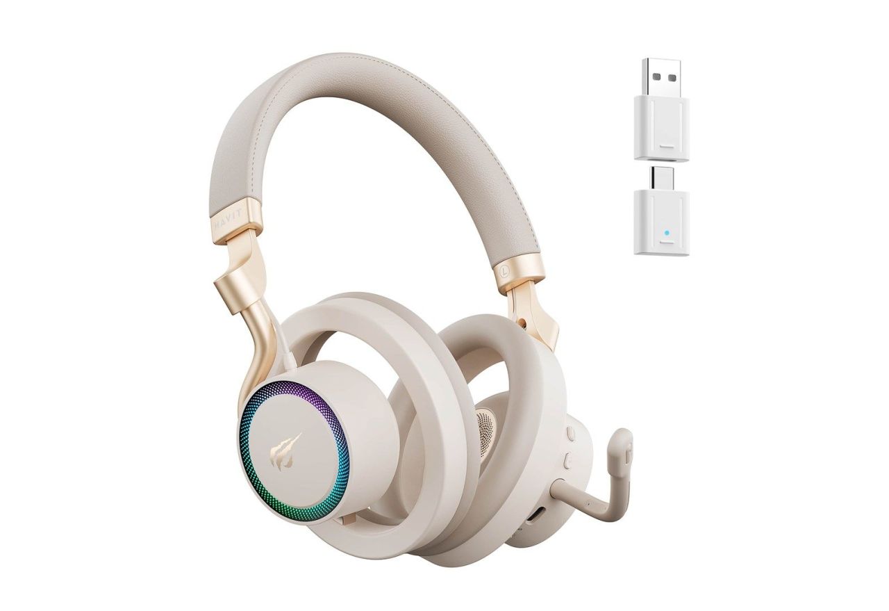 HAVIT Gamenote FUXI-H8 Wireless Gaming Headset Gold