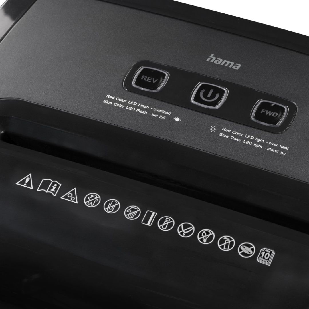 Hama Prime M100 Iratmegsemmisítő Black