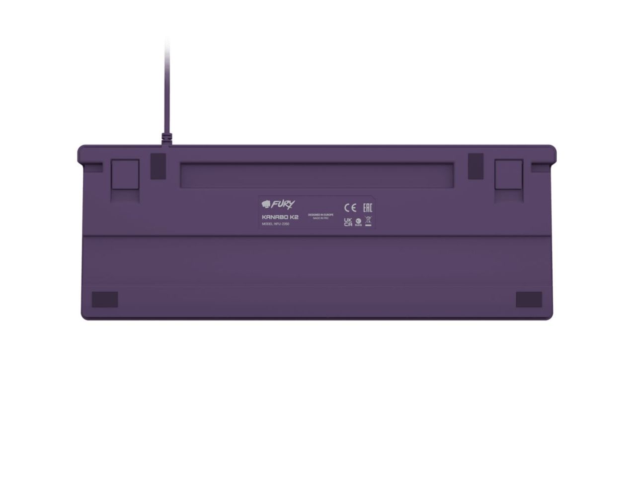 FURY Kanabo K2 Gaming Keyboard Grey/Purple US FURY Kanabo K2 Gaming Keyboard Grey/Purple US